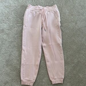 Lululemon Pink Scuba Joggers